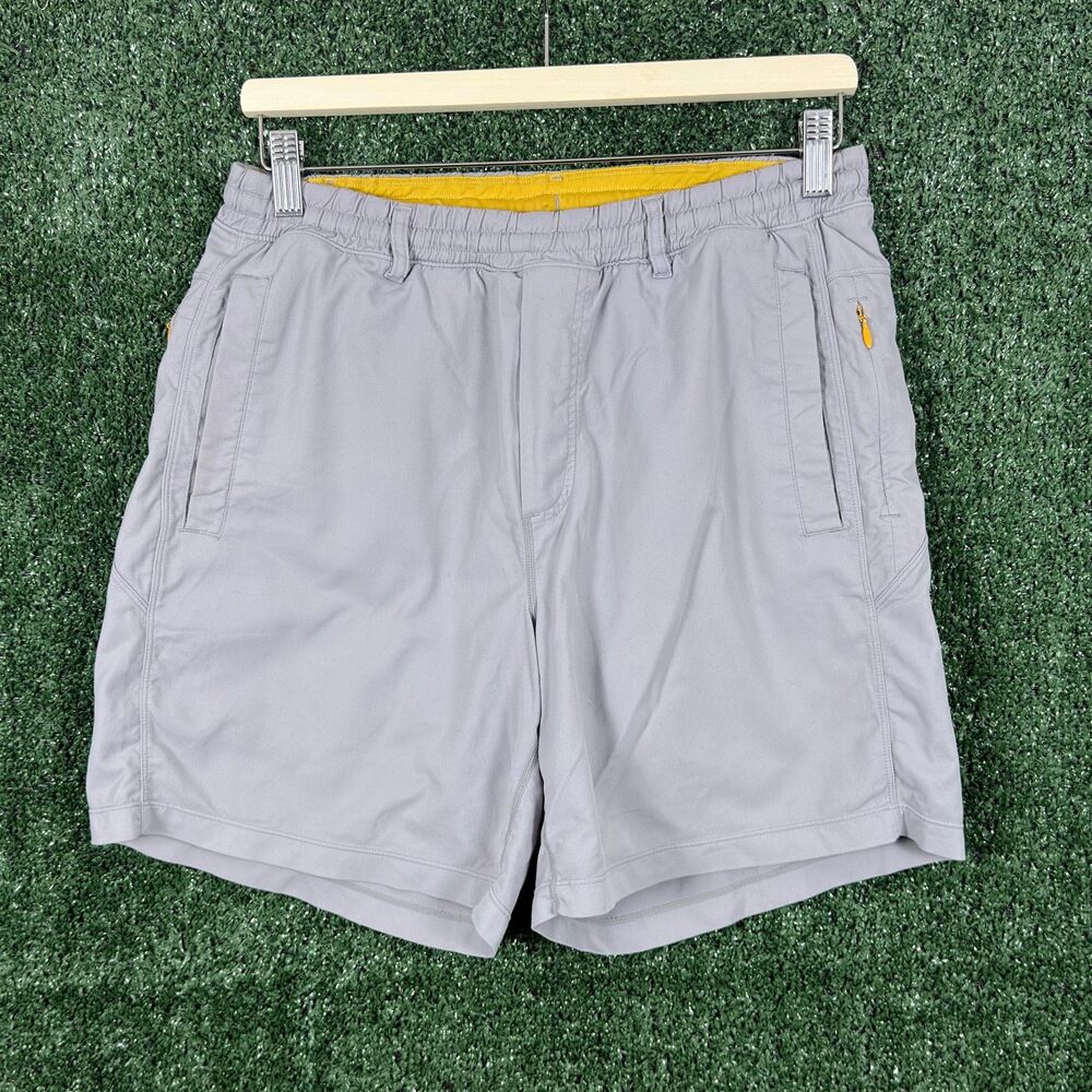 Birddogs Men's Lined Shorts Size L Gray Athletic Gym Casual Elastic Waist